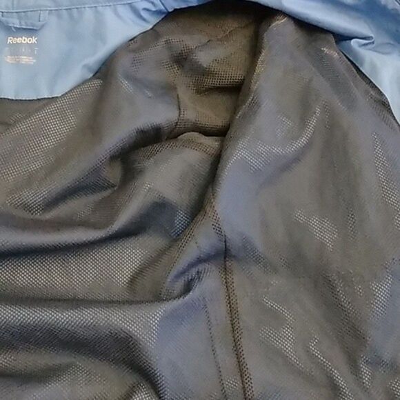 Reebok Track Windbreaker Large Lightweight Jacket Lined - Picture 12 of 14